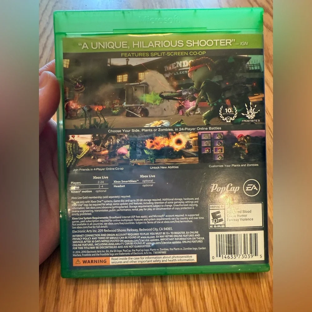 Plants vs Zombies: Garden Warfare for Xbox One
